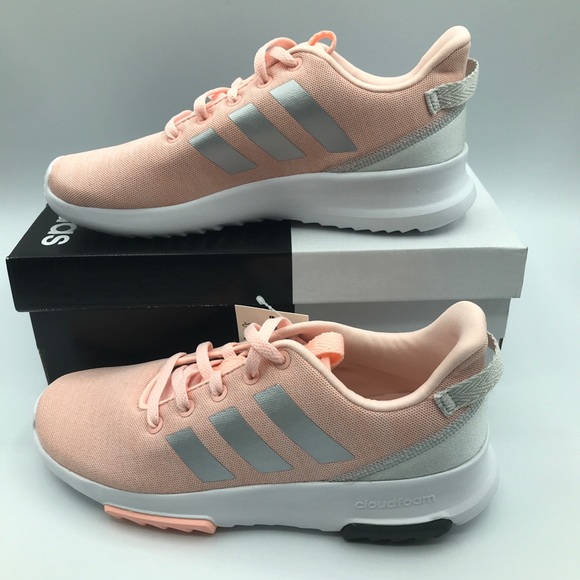 Adidas CF Racer Tr Running Shoe Coral/Silver/White - Picture 2 of 6